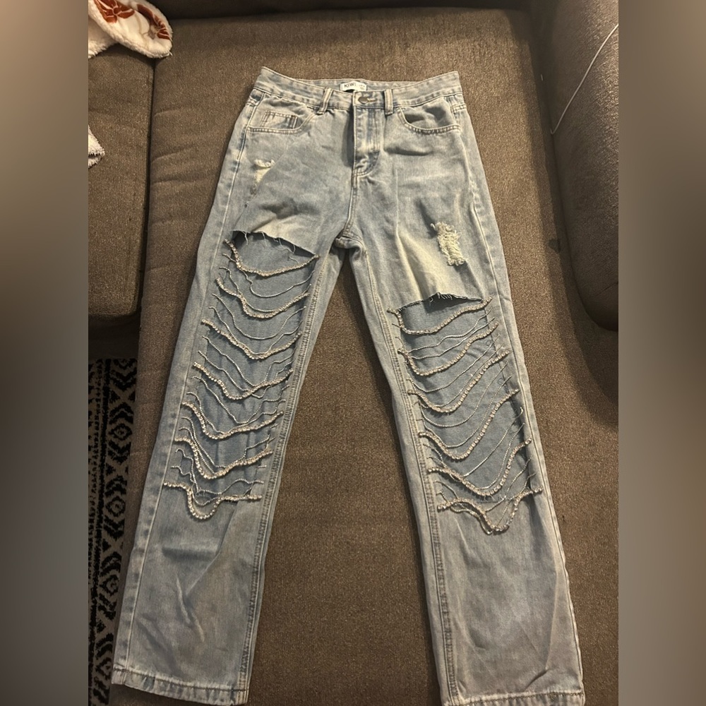 rhinestone pants